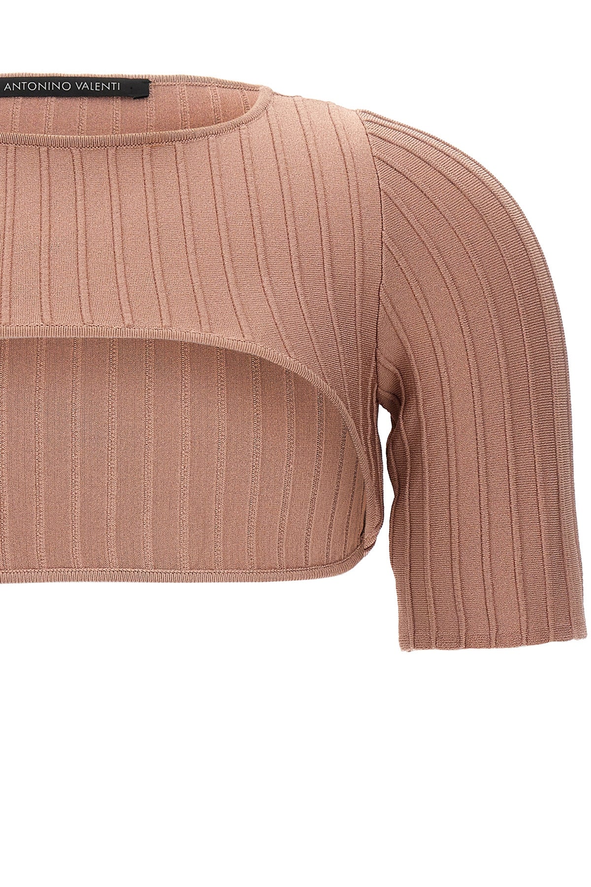 ribbed stretch fabric alka shrug