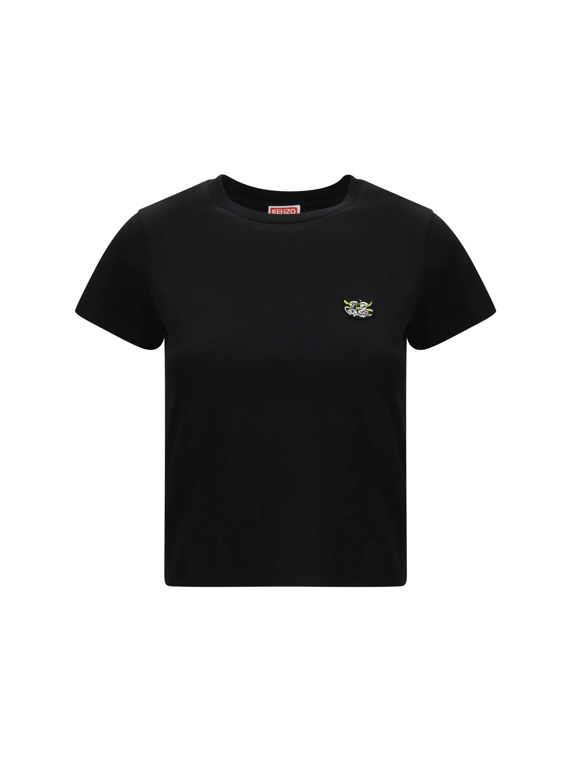 cotton t-shirt with the embroidered “wild tiger”