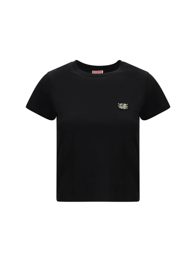 cotton t-shirt with the embroidered “wild tiger”