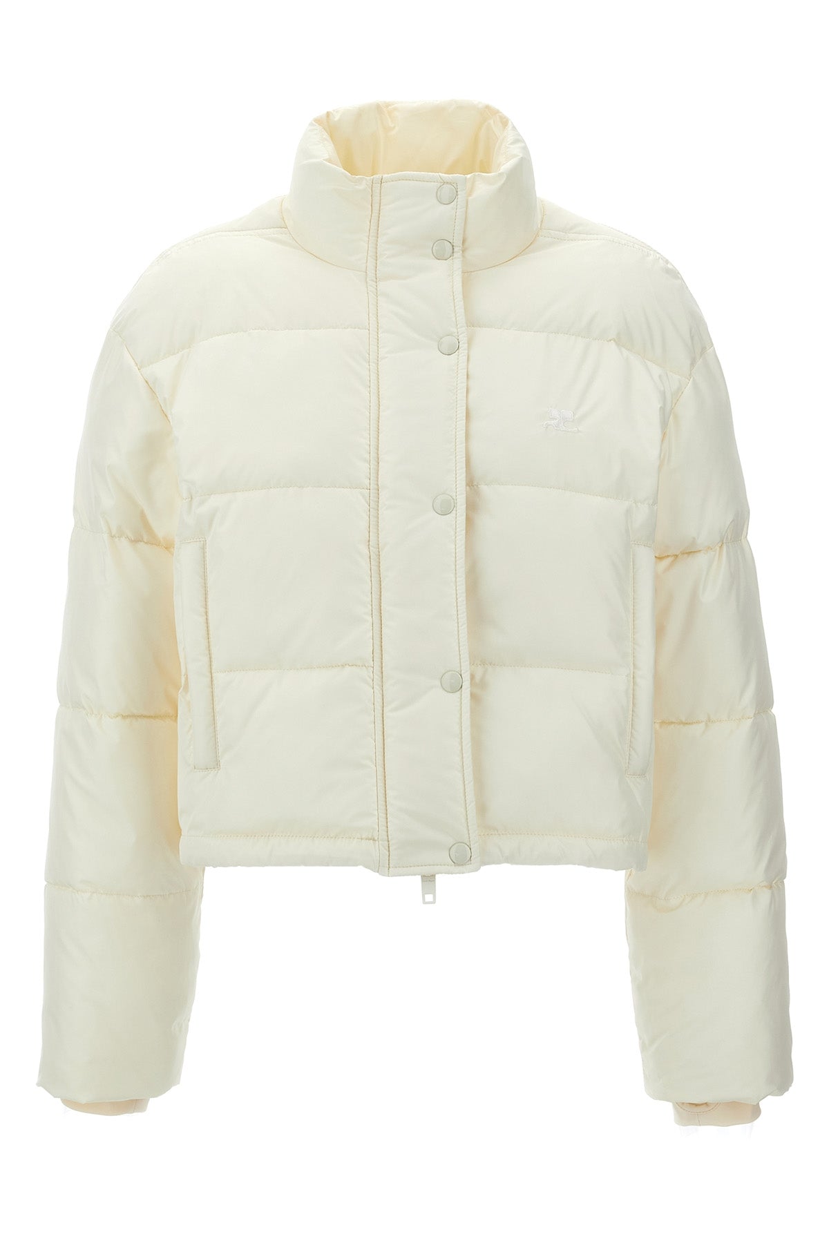 COURRÈGES XS ac cropped puffer jacket in padded nylon