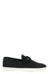 chambeliboat nubuck leather loafers slip-on style