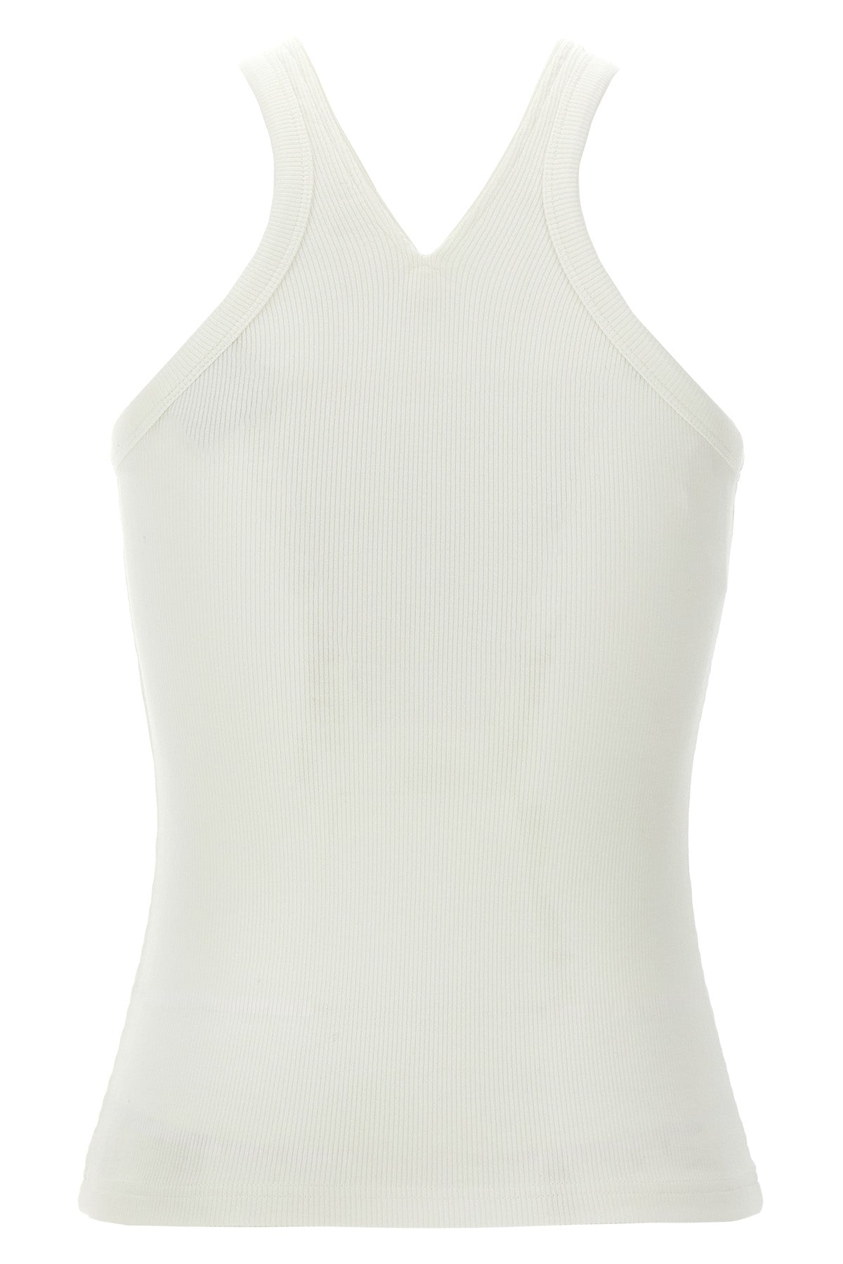 criss cross 90s ribbed cotton tank top