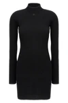 solar light rib ribbed cotton and wool blend dress