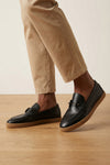 chambeliboat smooth leather loafers