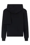 hoodie and scarf in brushed cotton