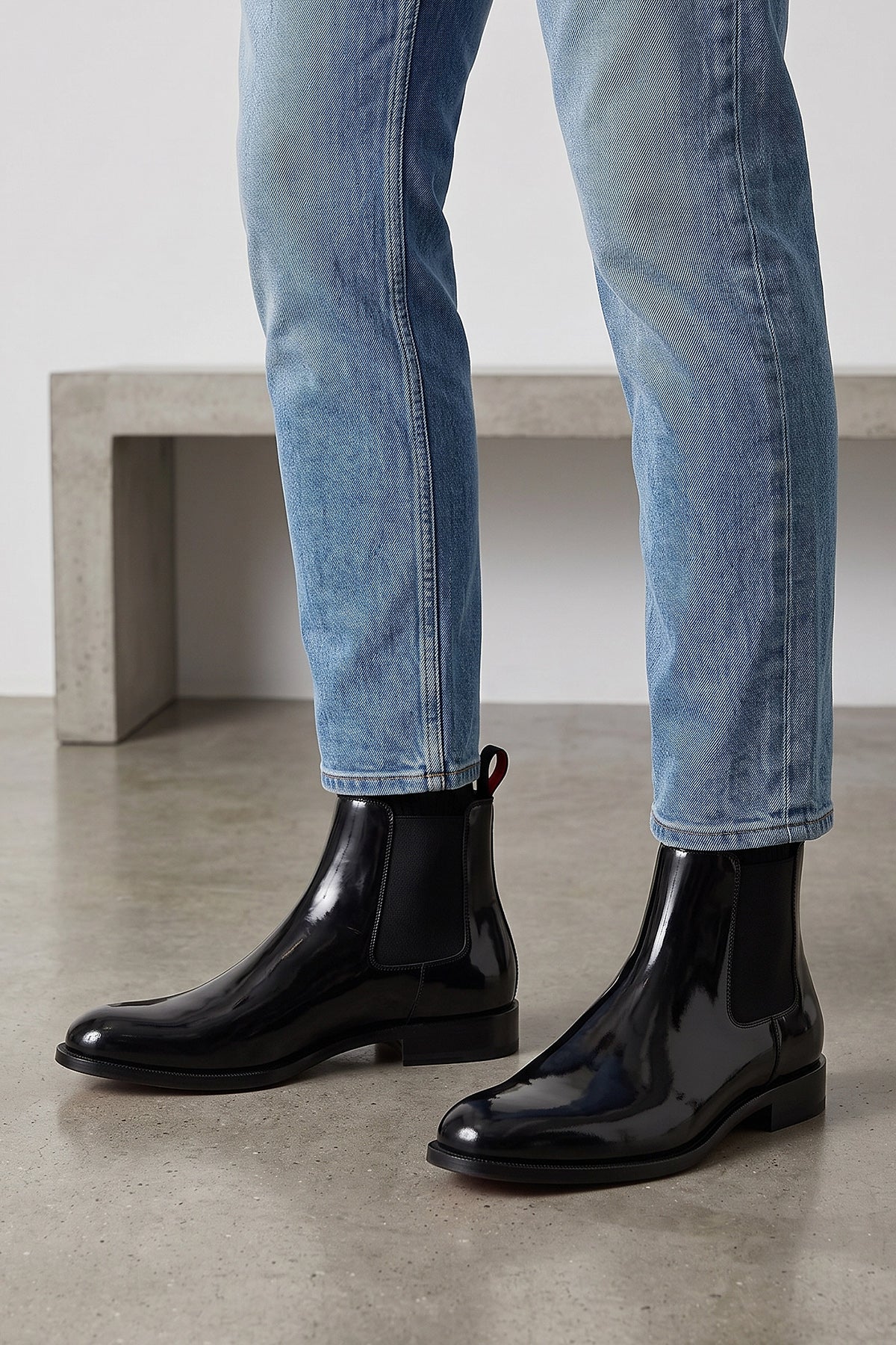 CHRISTIAN LOUBOUTIN 41 the christian louboutin choucair boot chelsea ankle boots