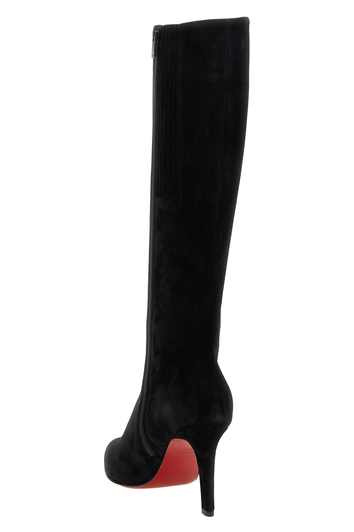 christian louboutin fannylove tight botta high boots define a slender silhouet