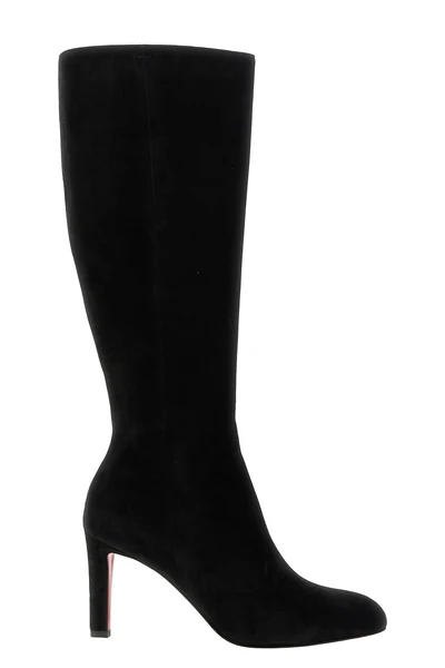 christian louboutin fannylove tight botta high boots define a slender silhouet