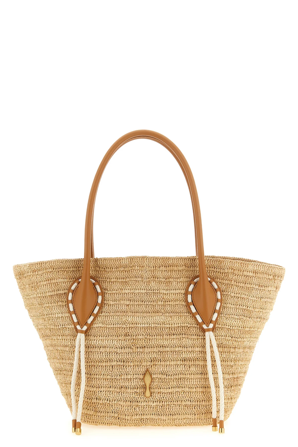 the christian louboutin venus basket large shopping bag defines summer eleganc