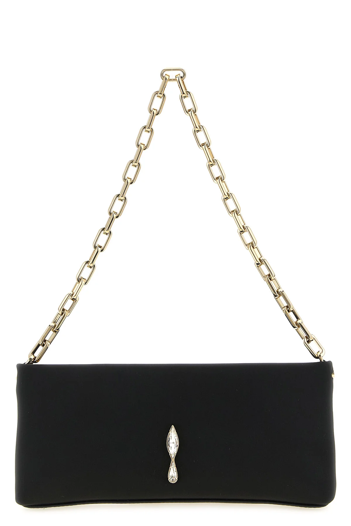 CHRISTIAN LOUBOUTIN OS christian louboutin maykimay clutch bag is distinguished by a soft rectangular s