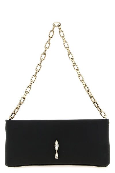 christian louboutin maykimay clutch bag is distinguished by a soft rectangular s