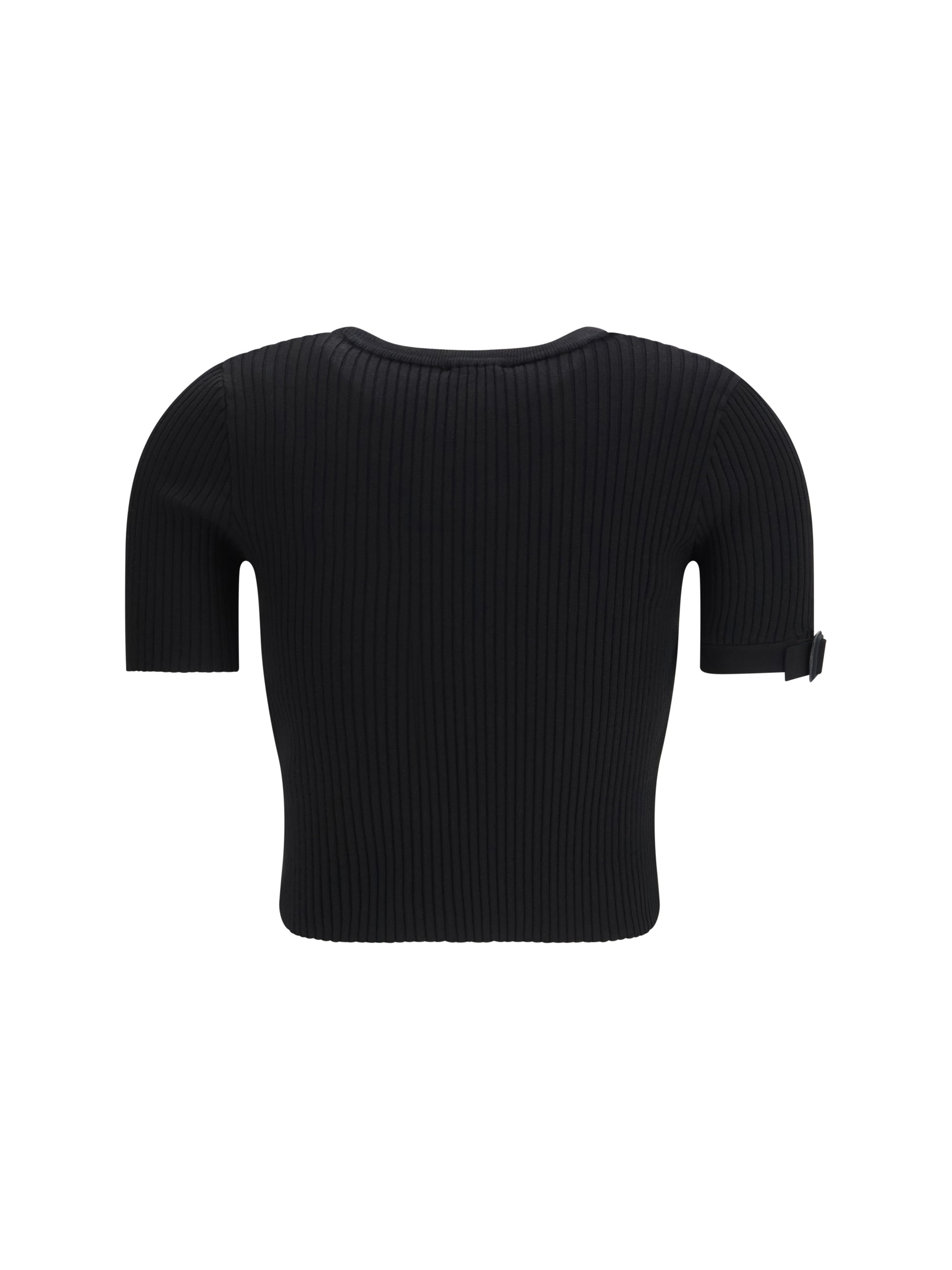 COURRÈGES M ribbed crop top