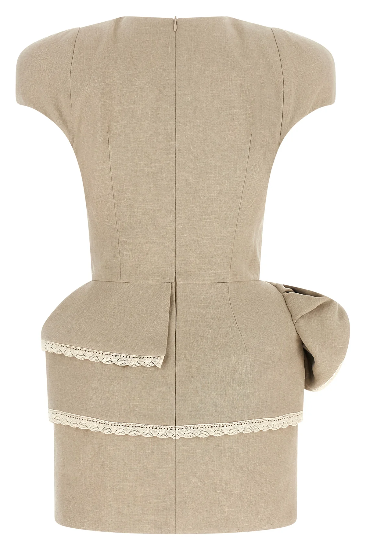 magda butrym 52 mini dress bases its design on a precise sartorial constructio