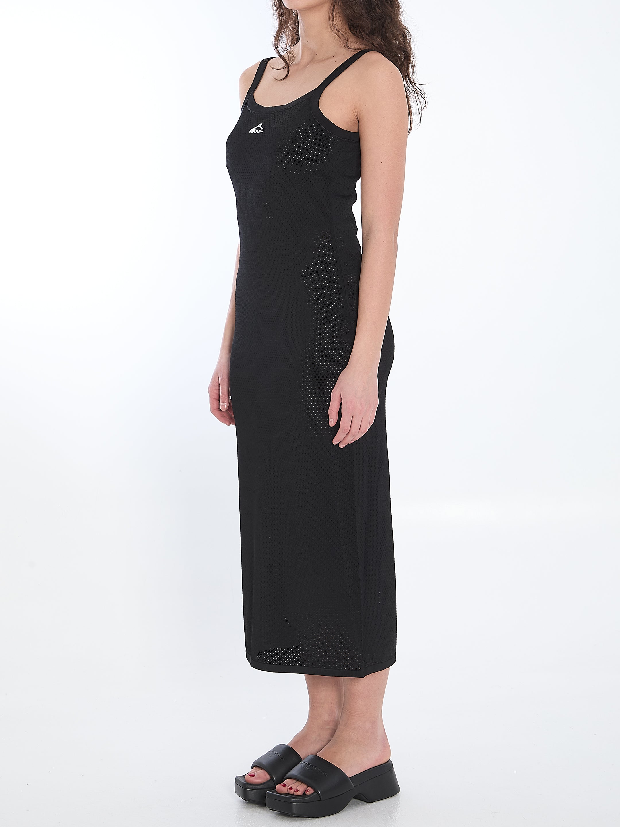 ALEXANDER WANG M slip dress with 3d logo