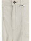 cut-out pocket denim pants