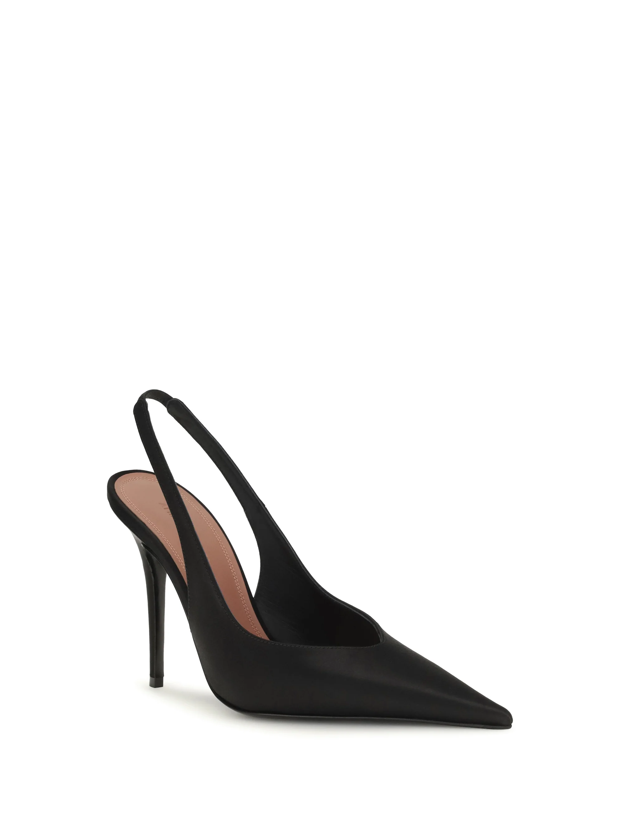 AMINA MUADDI 36.5 anok satin slingback pumps