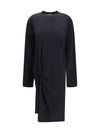 twisted-knot cotton dress