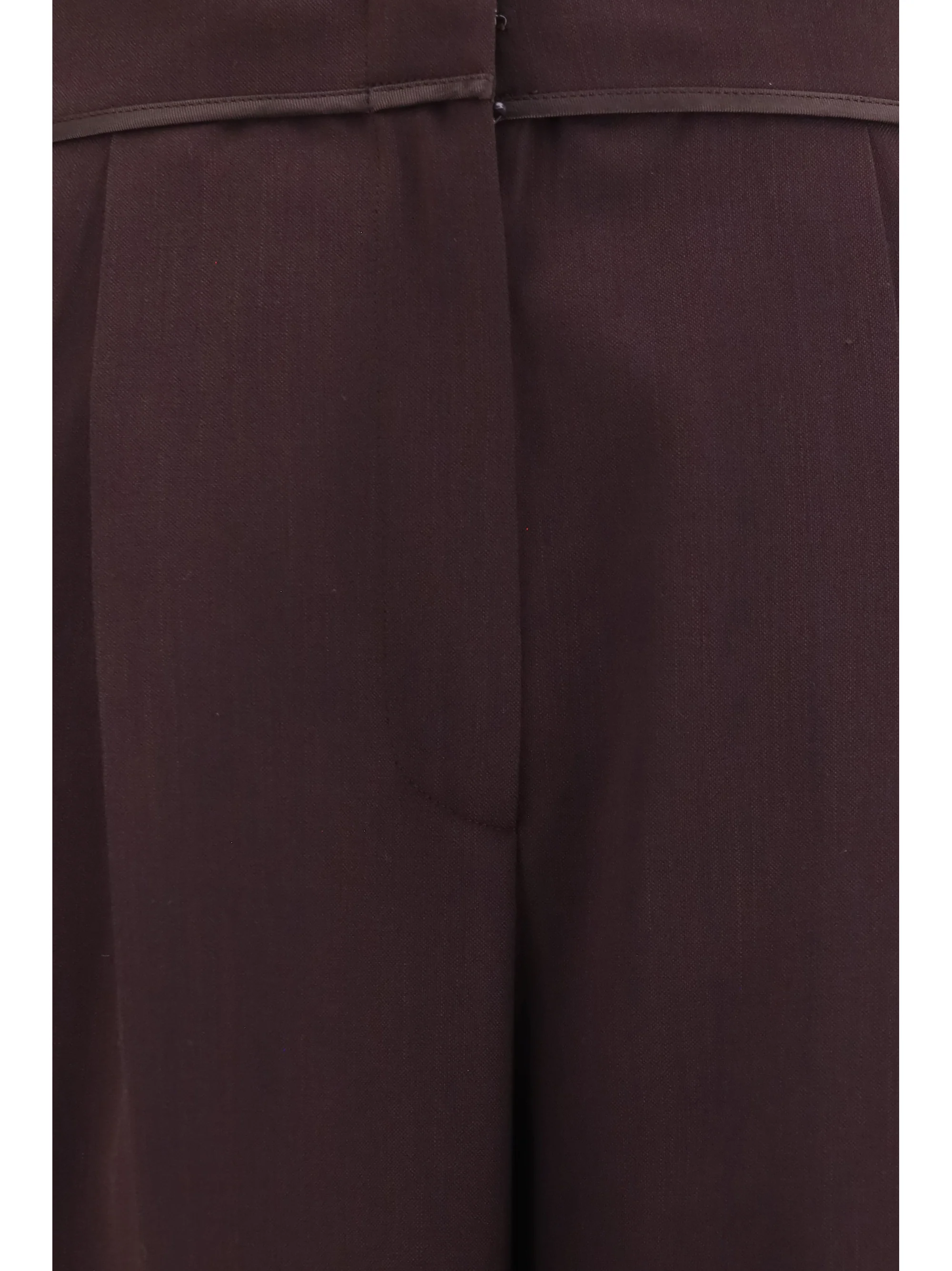 high waisted grain de poudre pants