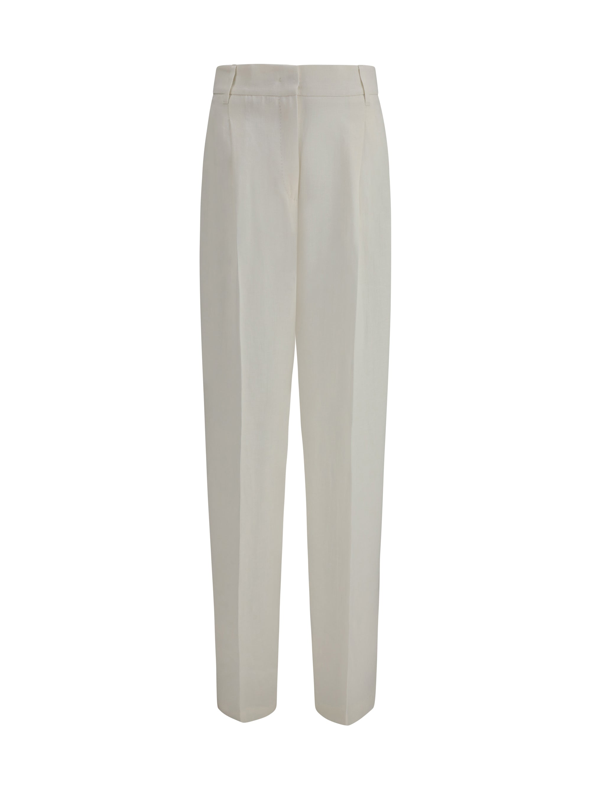 MAX MARA STUDIO 40 mstsumero pants in linen batavia