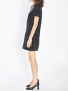 bow dress in couture crepe