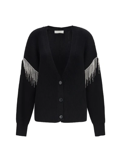 pagine virgin wool cardigan with sparkling details