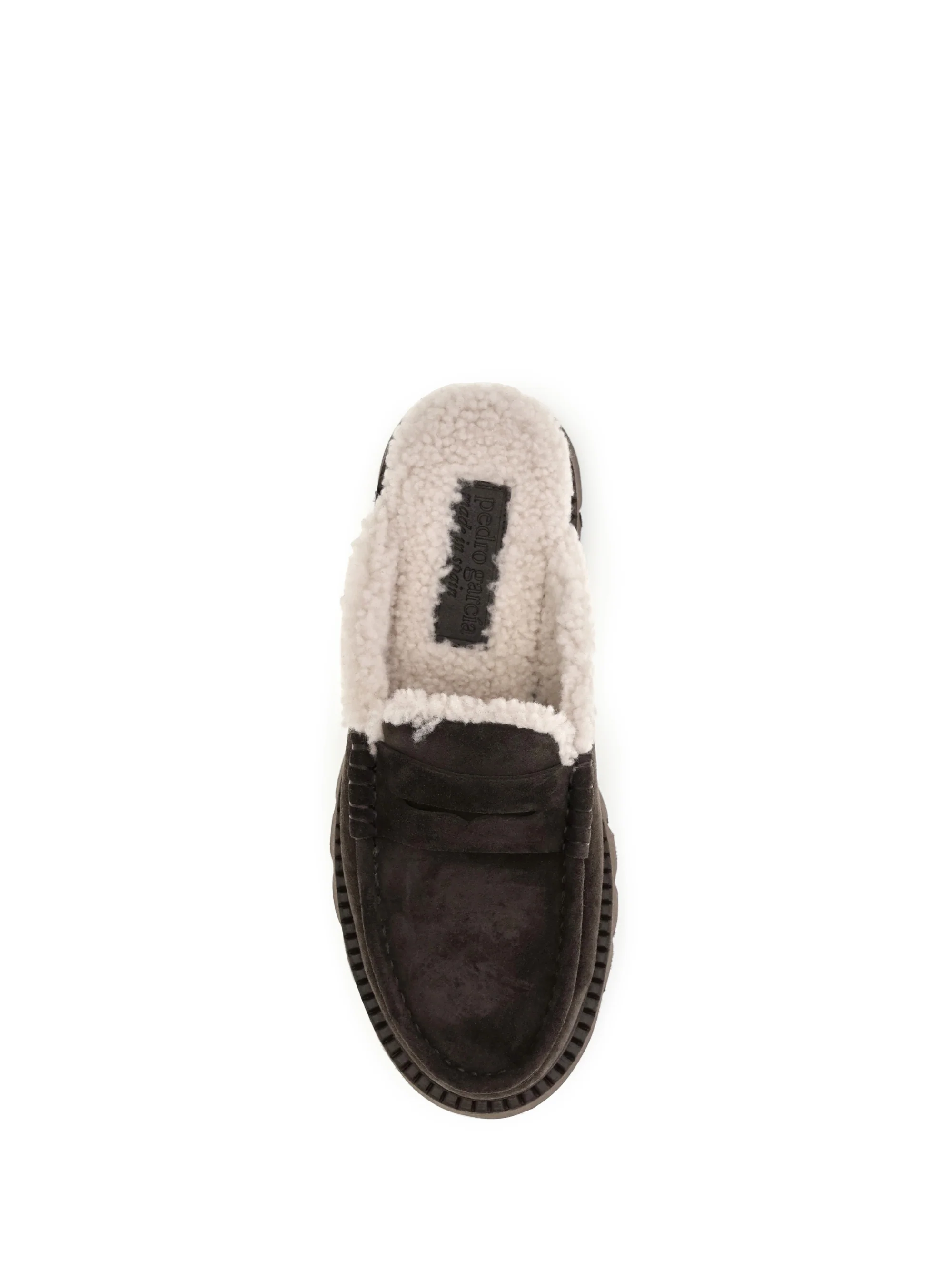 savy shearling mules