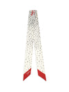 twill little stars starry scarf in silk