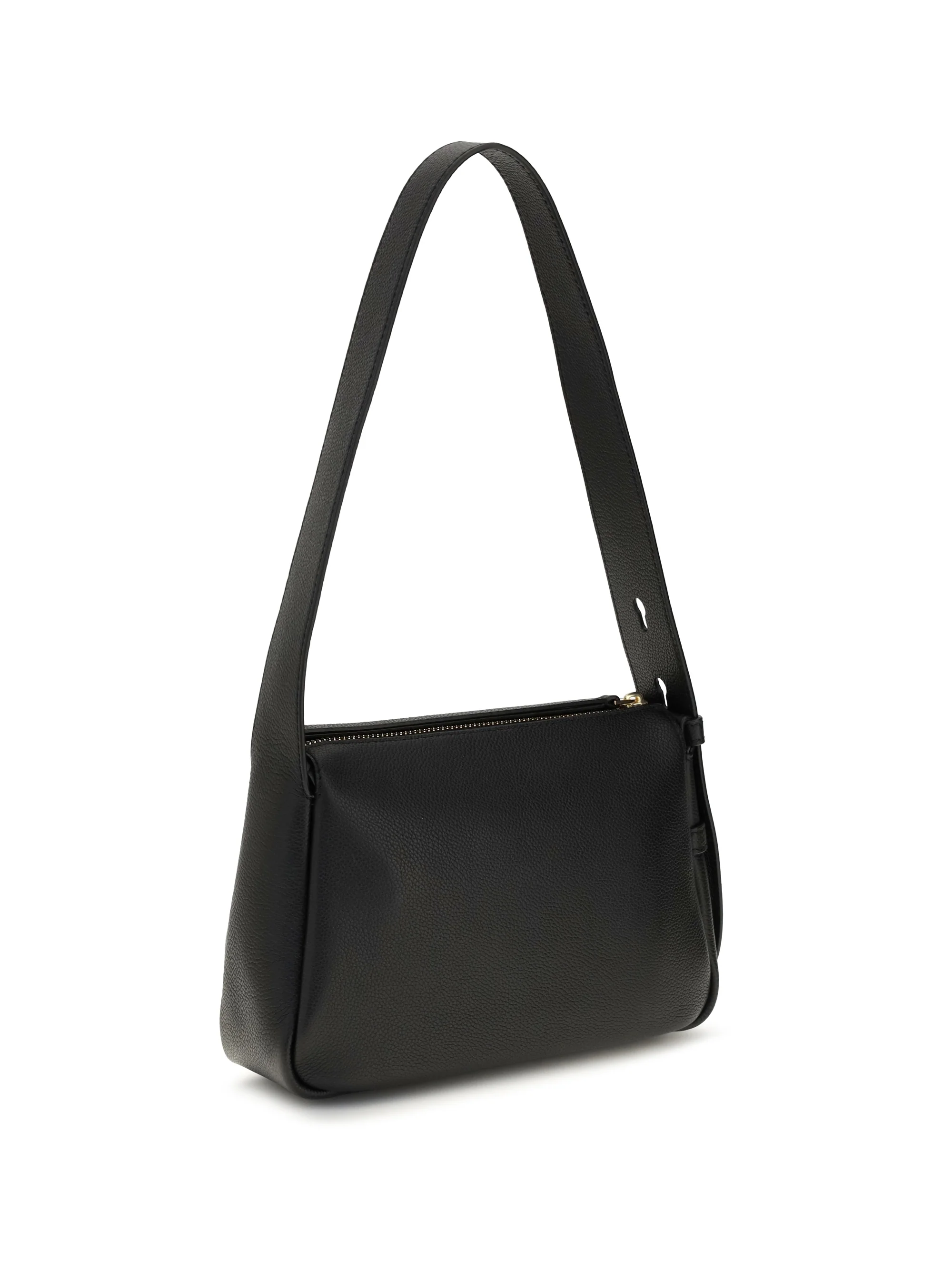 small romy pebbled leather shoulder bag