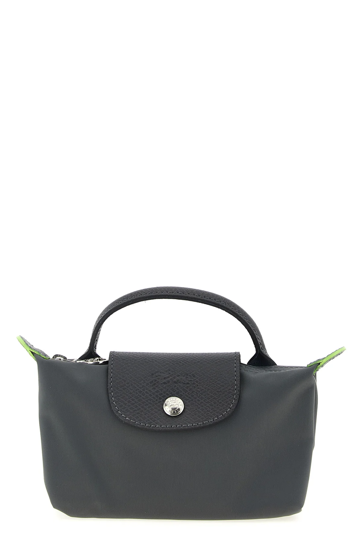 LONGCHAMP OS le pliage green clutch bag in foldable nylon canvas