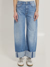 the half-pipe ankle cuff fray jeans