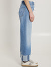 the half-pipe ankle cuff fray jeans