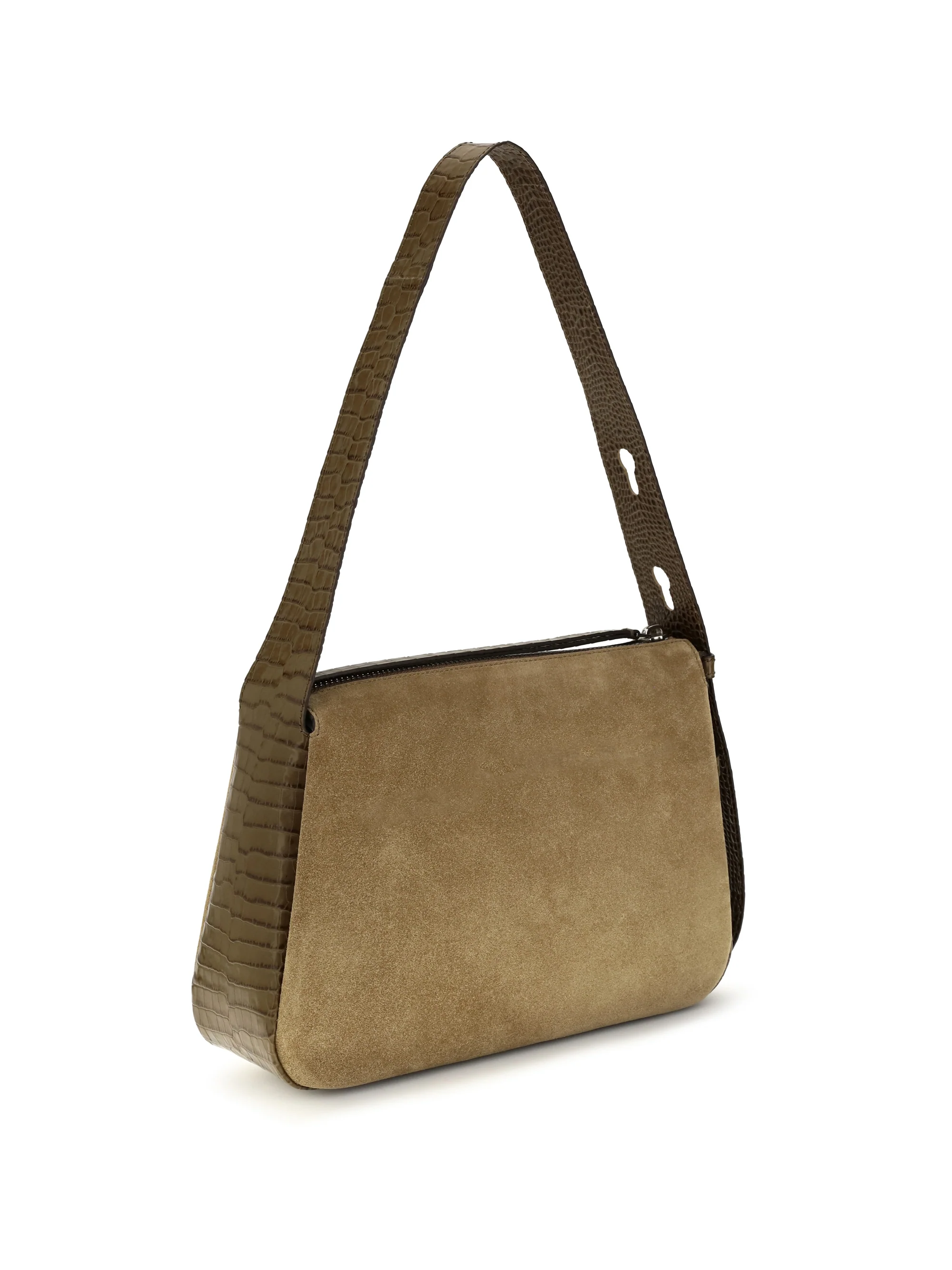 romy suede shoulder bag