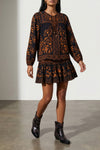 cornely ainika blouse in silk-effect fabric