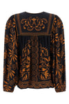 cornely ainika blouse in silk-effect fabric