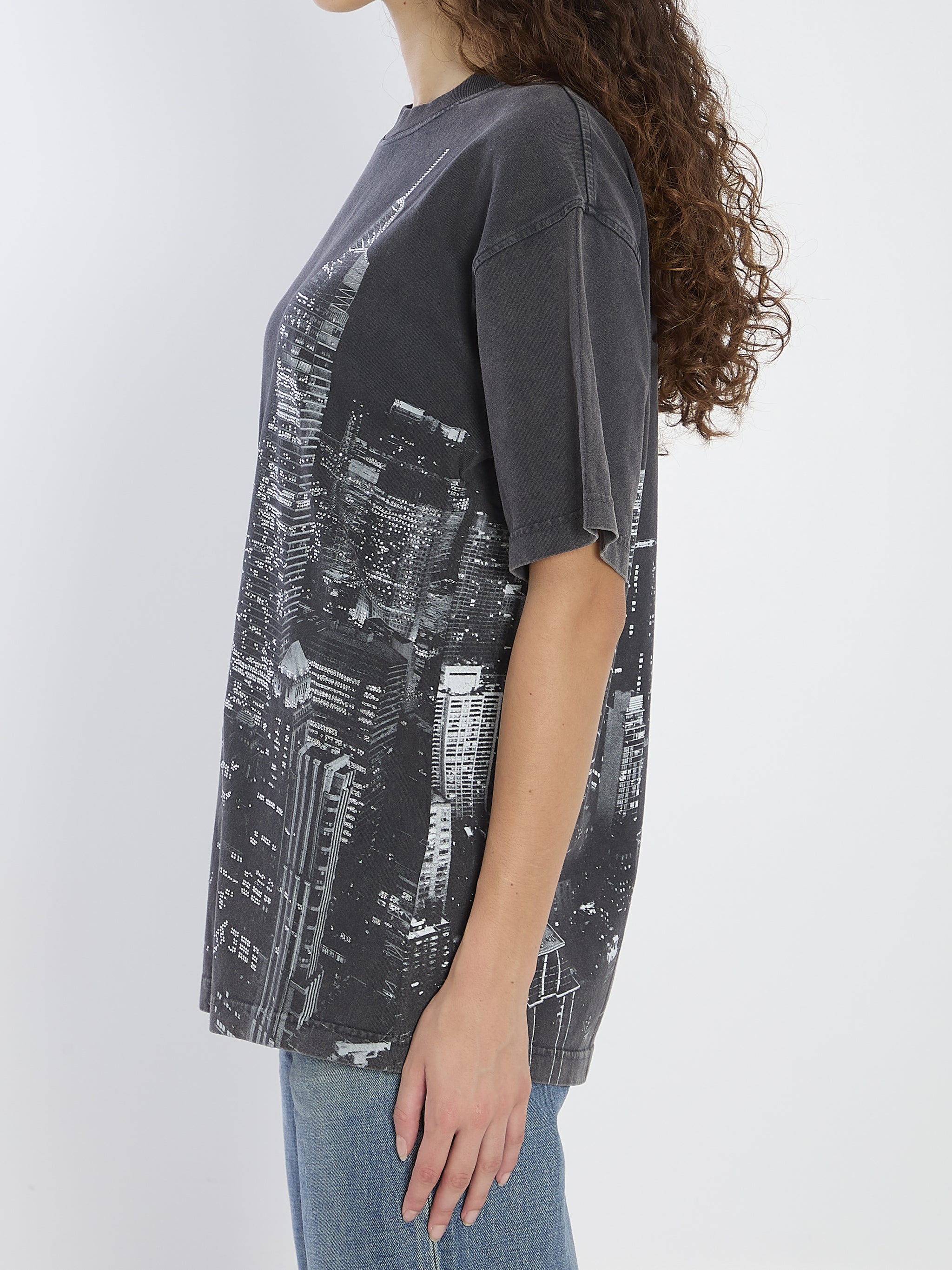 t-shirt with rhinestones