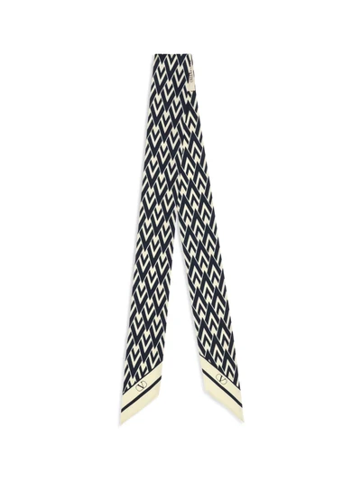 twill tout la v scarf