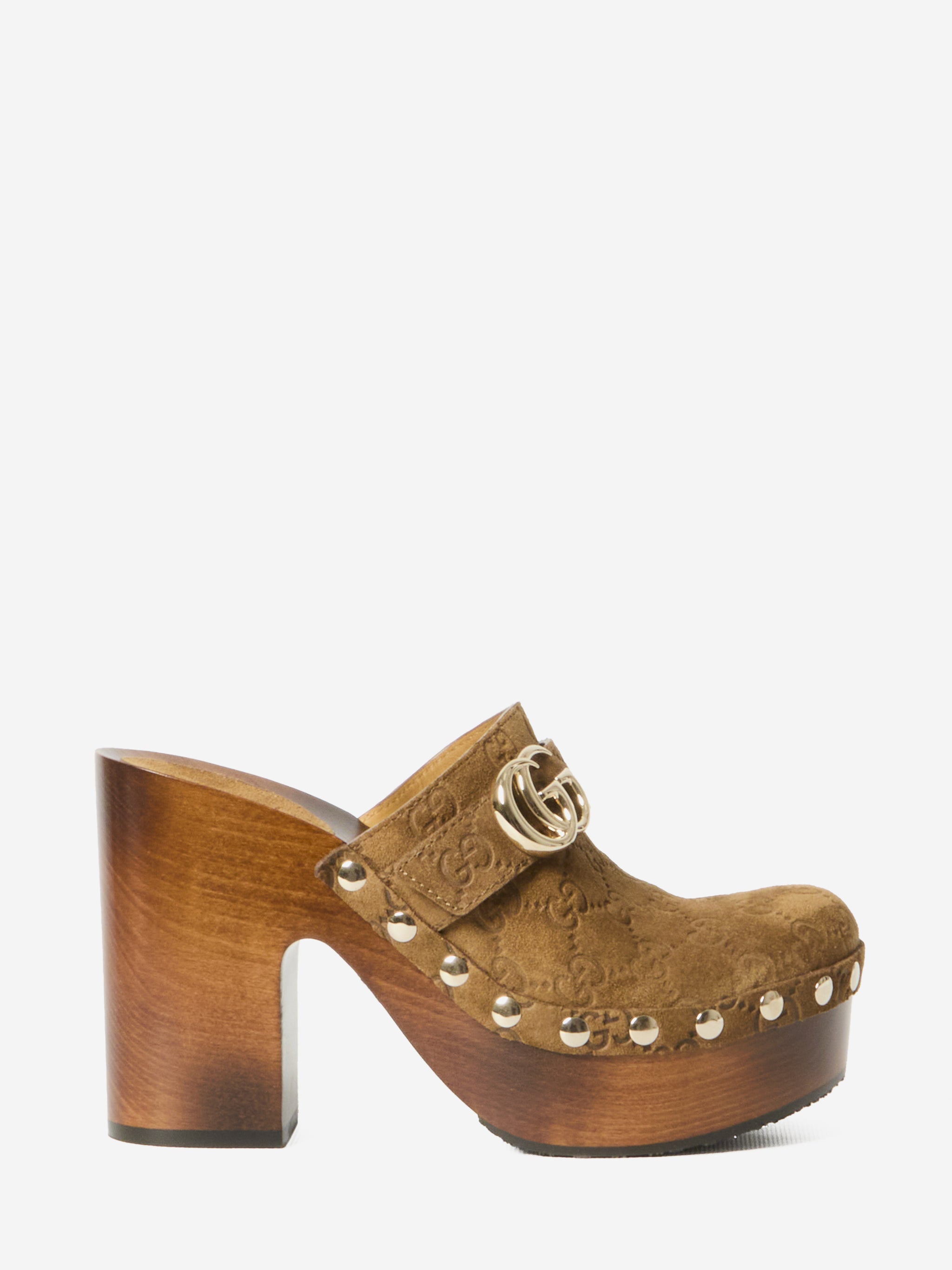 double g platform clog