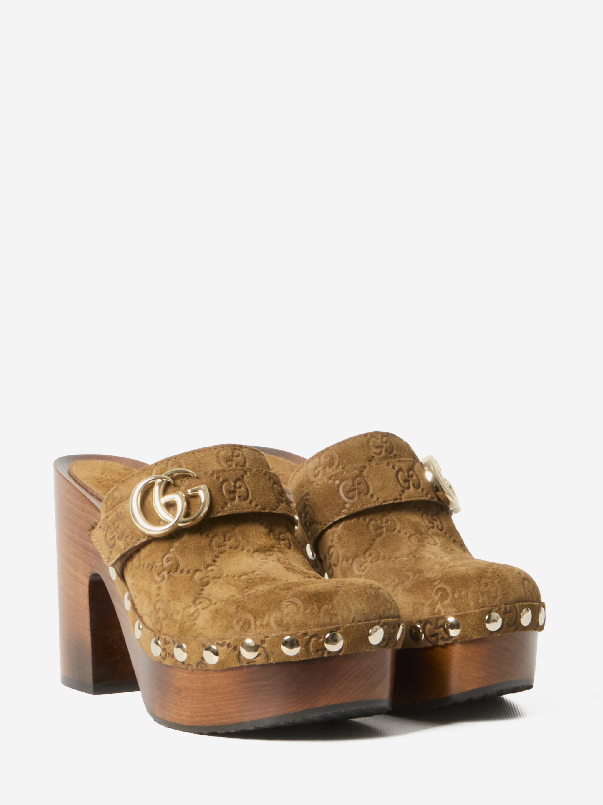 double g platform clog