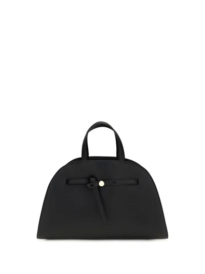 romy calf leather top handle bag
