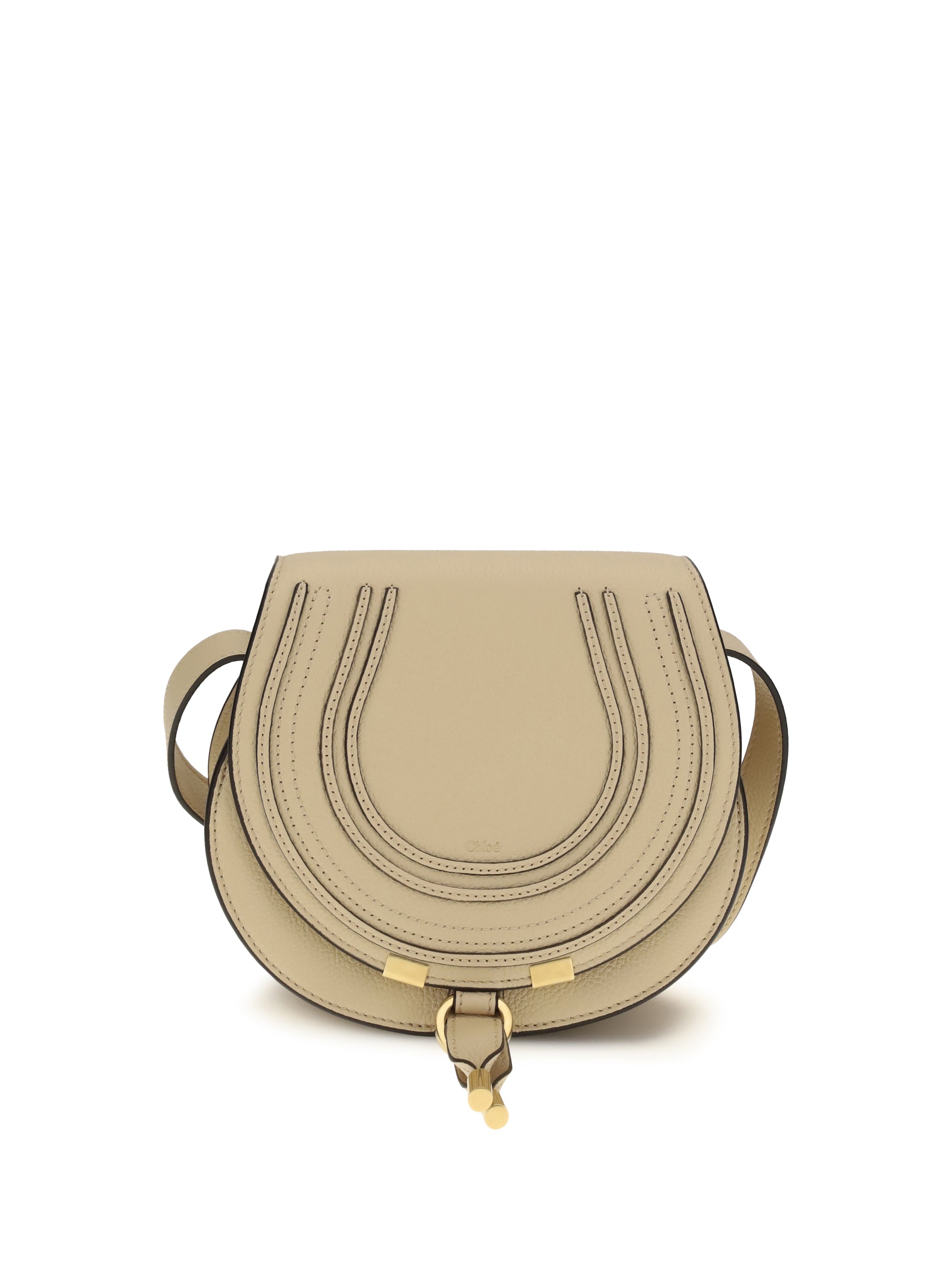 CHLOÉ OS small marcie leather shoulder bag