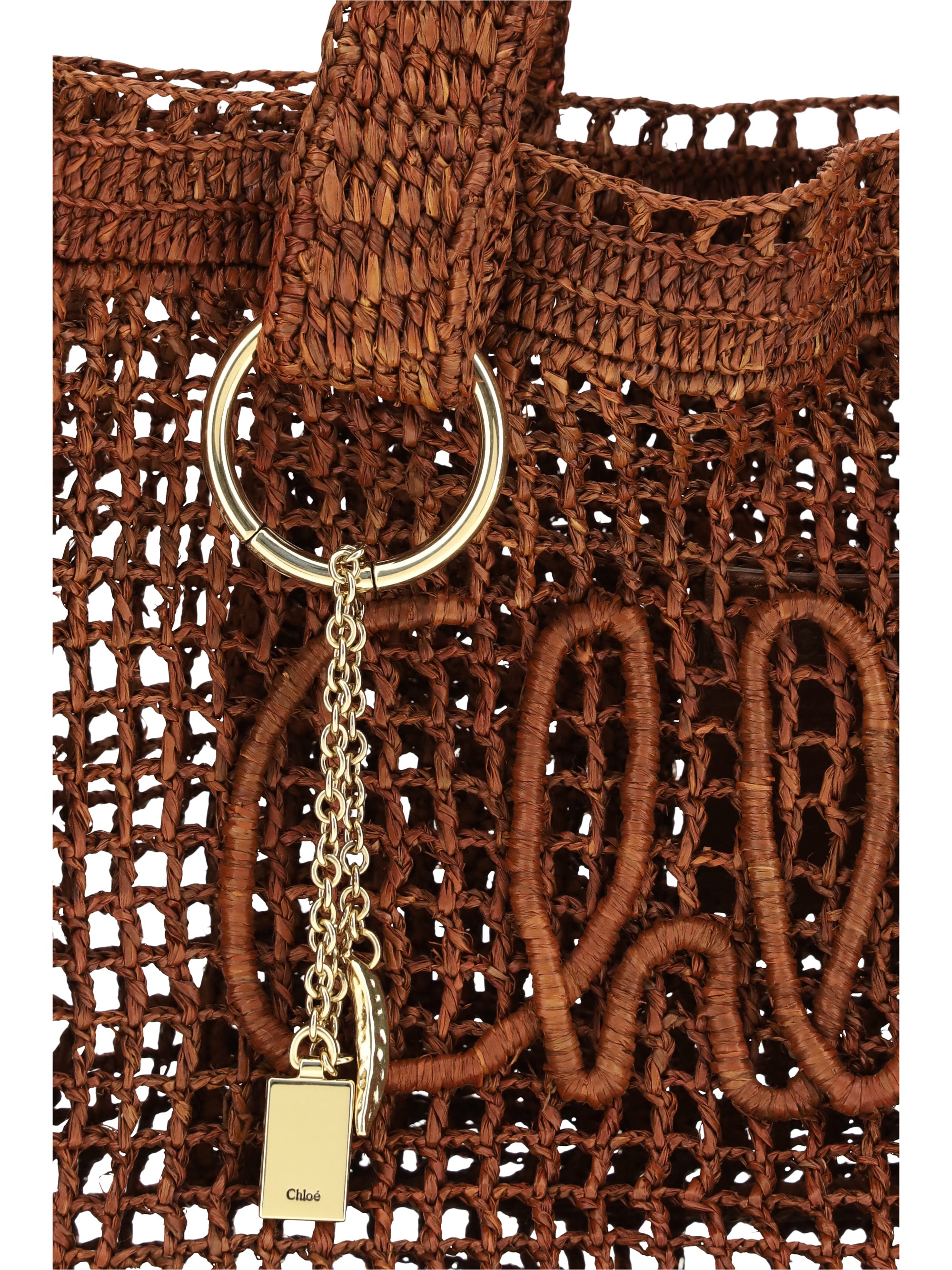 east-west summer banana raffia tote bag