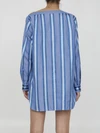 striped shirt dress