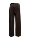 velvet tailored pants