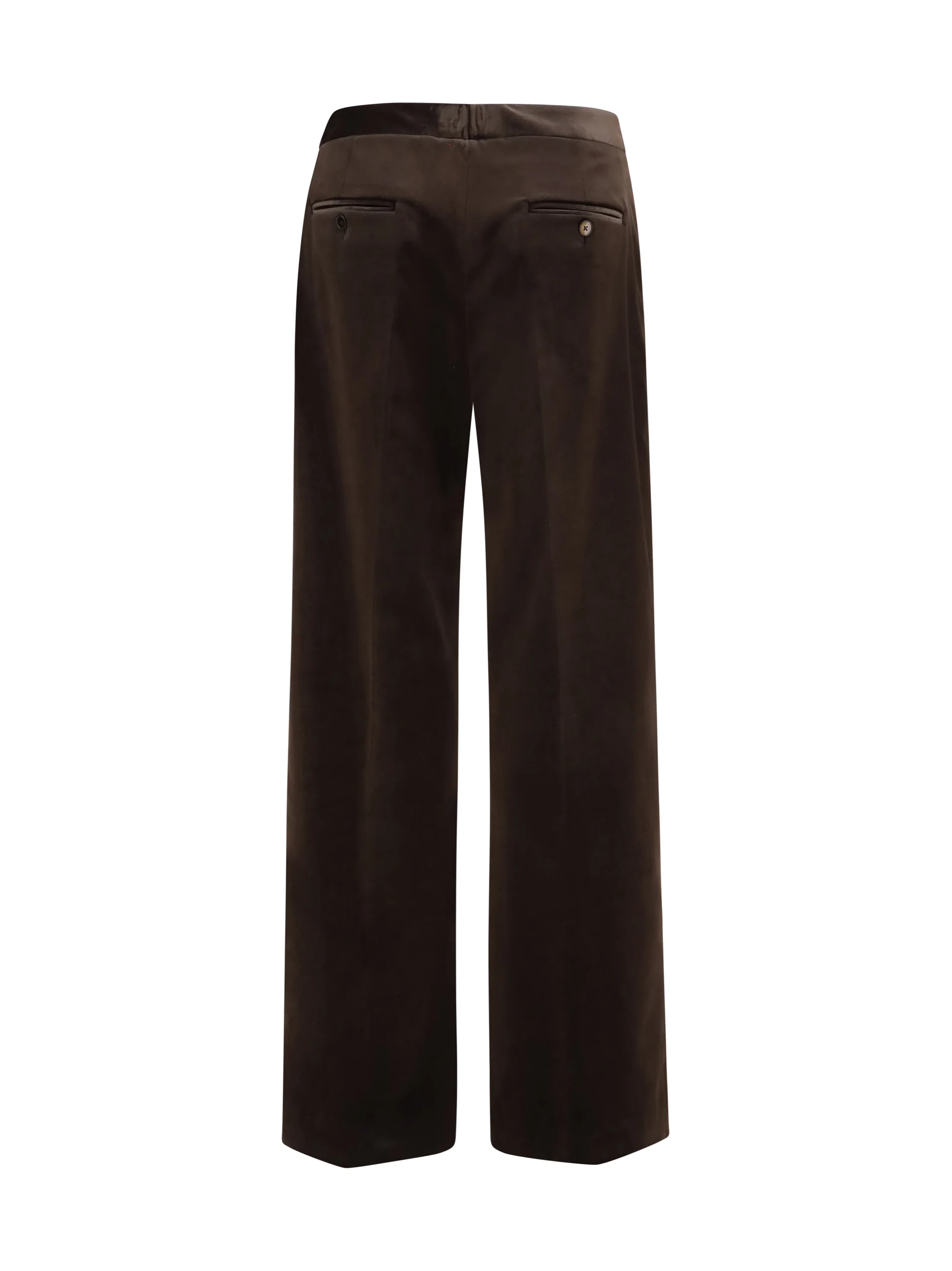 velvet tailored pants