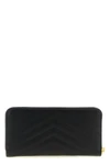 monogramme wallet in matelassé leather
