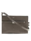 belted leather crossbody bag