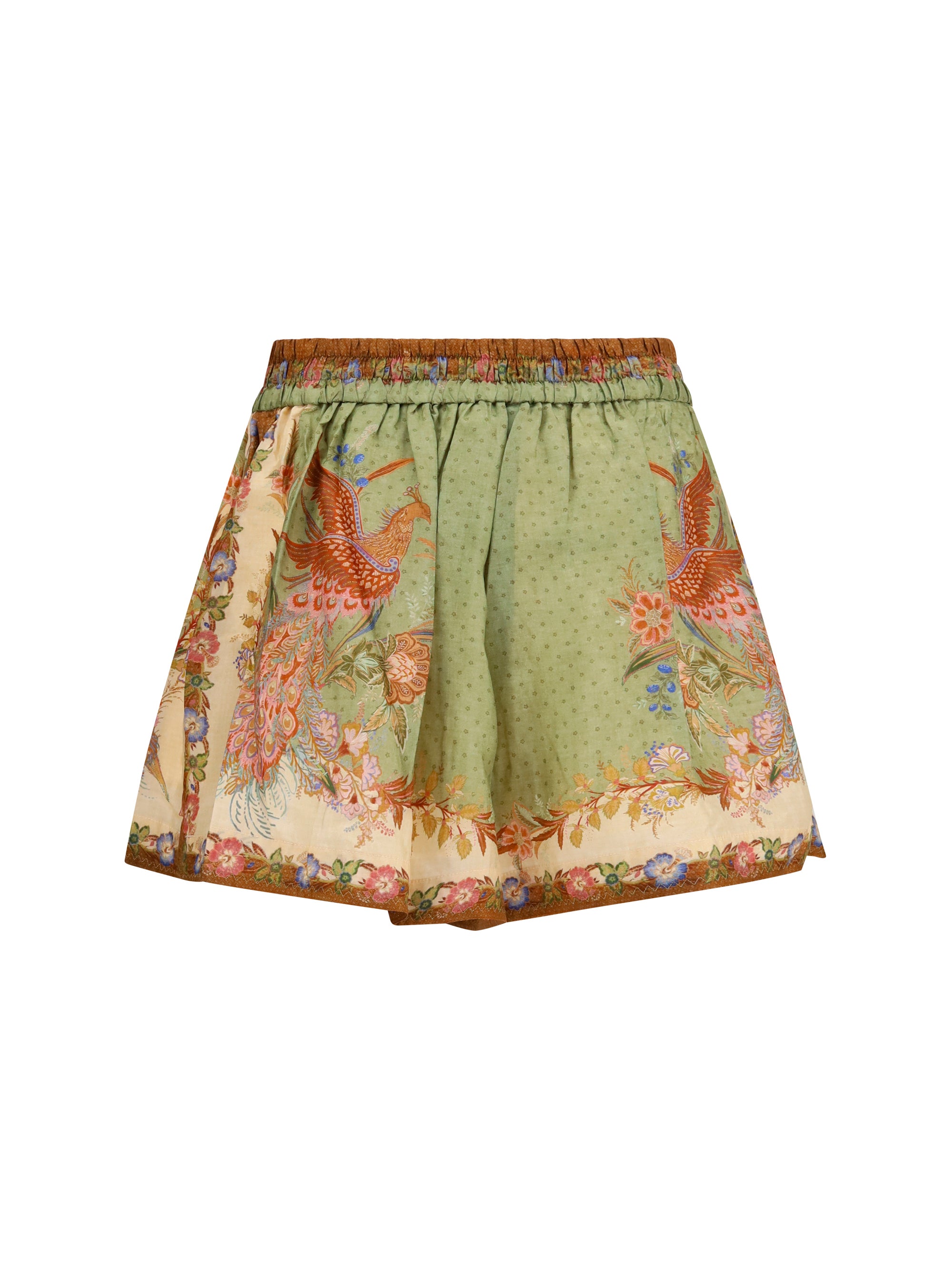 indra relaxed silk drawstring shorts