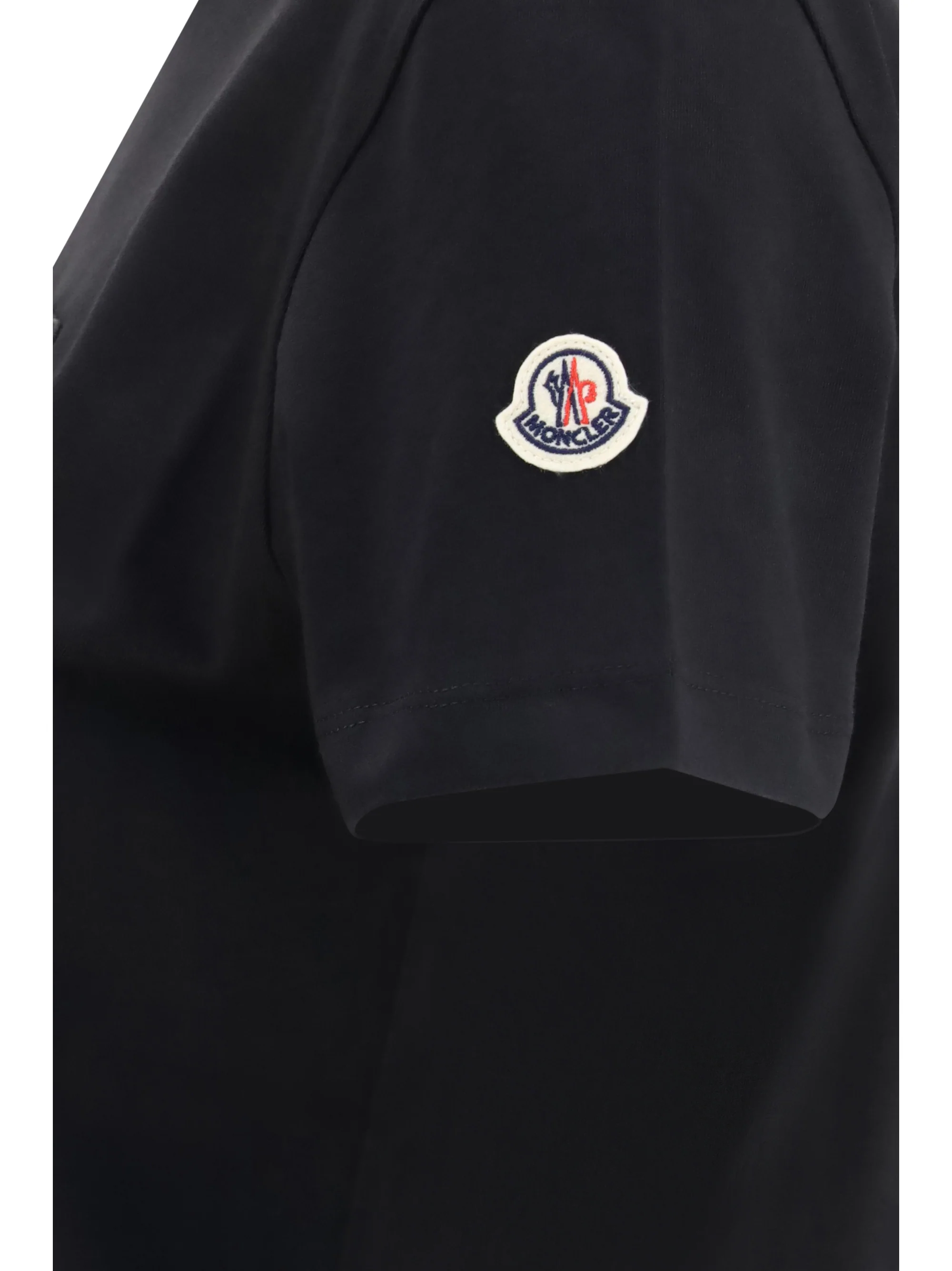 cotton t-shirt with a tone on tone embroidered logo