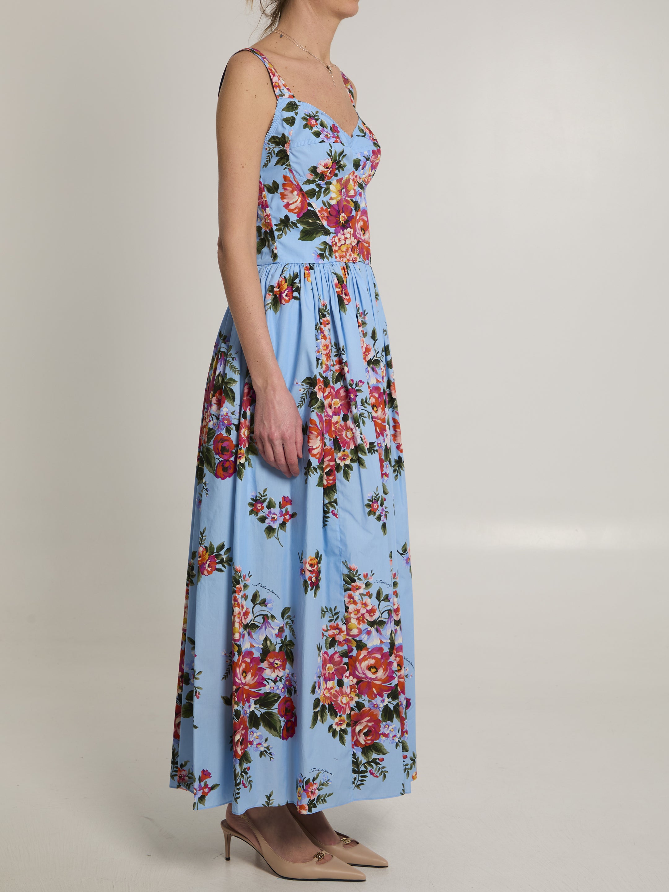 DOLCEamp;GABBANA 40 maxi dress with floral print