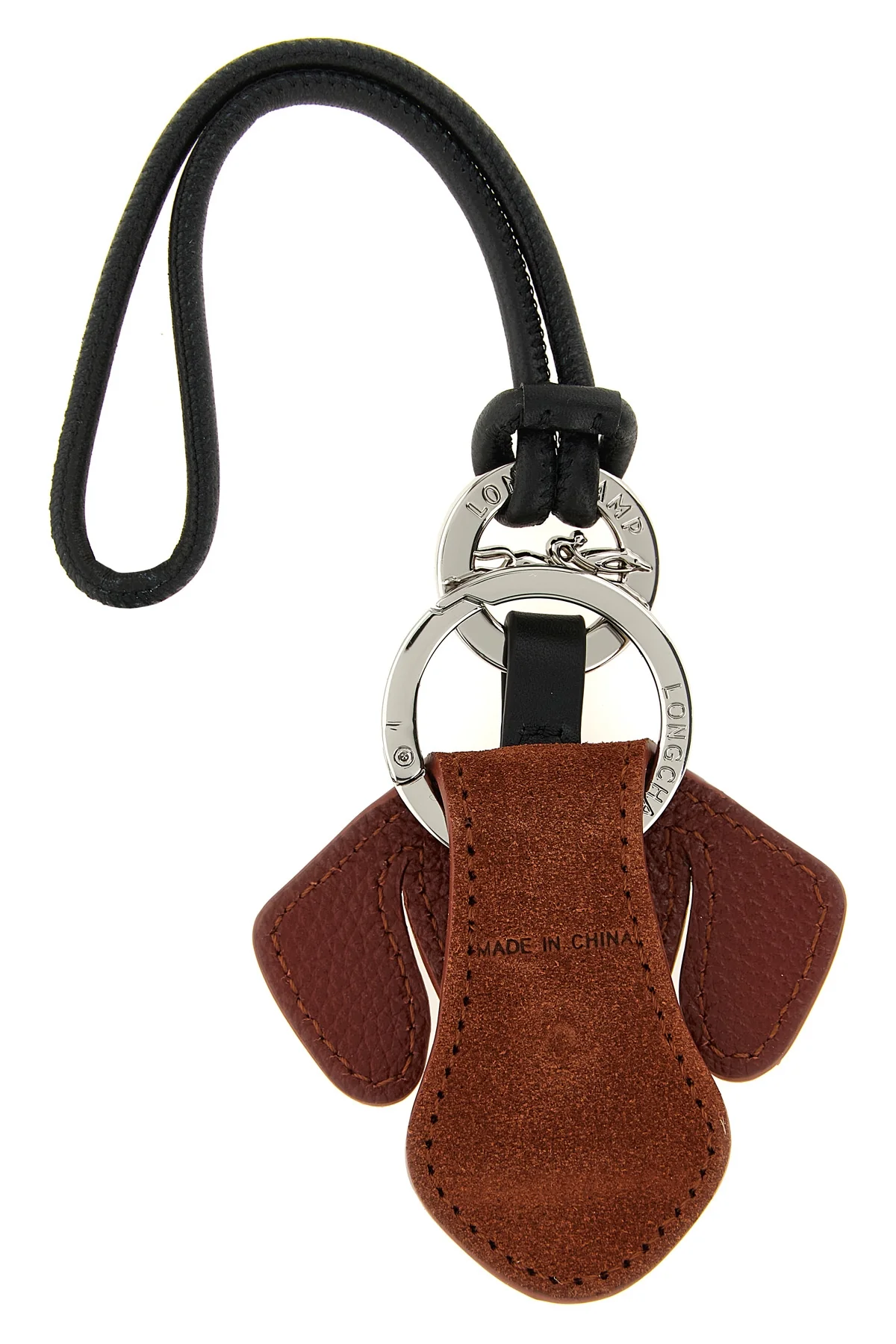 LONGCHAMP OS the longchamp keyring stands out for its dog shape